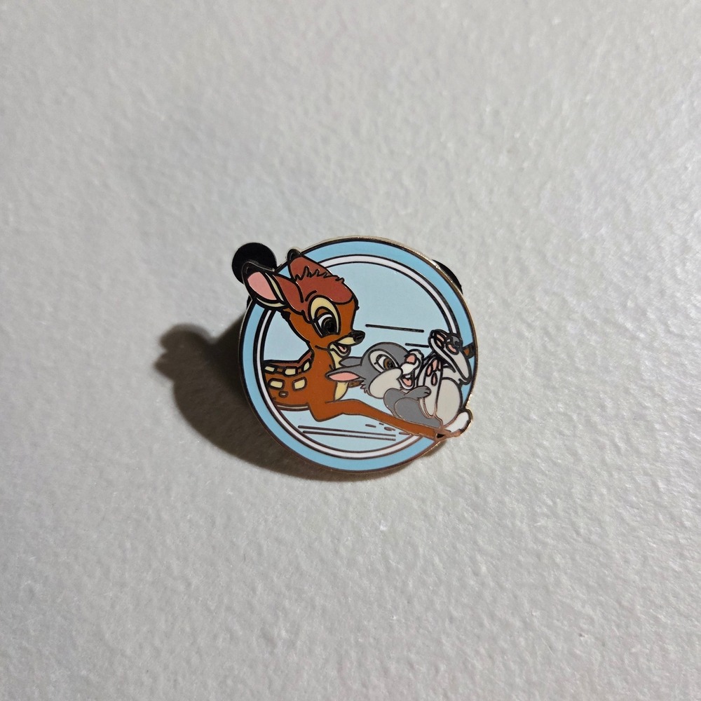Disney Trading Pin Unisex OS Blue Bambi Thumper Best Friends 2012 Enamel